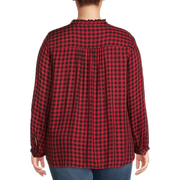 Buffalo Check Plaid Button Down Long Sleeve Shirt Sz 1X … - Picture 2 of 8